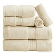 thumbnail image 1 of Great Bay Home Quick-Dry 100% Cotton 6 Piece Towel Set, Buttermilk, 1 of 6