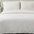thumbnail image 1 of Great Bay Home Solid Velvet Plush Warm and Cozy Fleece Sheet Set (Full, Winter White), 1 of 6