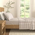 thumbnail image 1 of Great Bay Home Striped Ultra-Soft Brushed Microfiber Sheet Set, Full, 4-Piece, 1 of 6