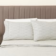 thumbnail image 1 of Great Bay Home Striped Ultra-Soft Microfiber Sheet Set (Full, Stripe - Dark Grey), 1 of 9