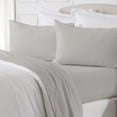 thumbnail image 1 of Great Bay Home Super Soft All-Season Sheet Set (Full, Light Grey), 1 of 4