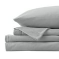 thumbnail image 1 of Great Bay Home Super Soft Extra Plush Fleece Warmer Sheet Set  (Twin, Paloma Grey), 1 of 7