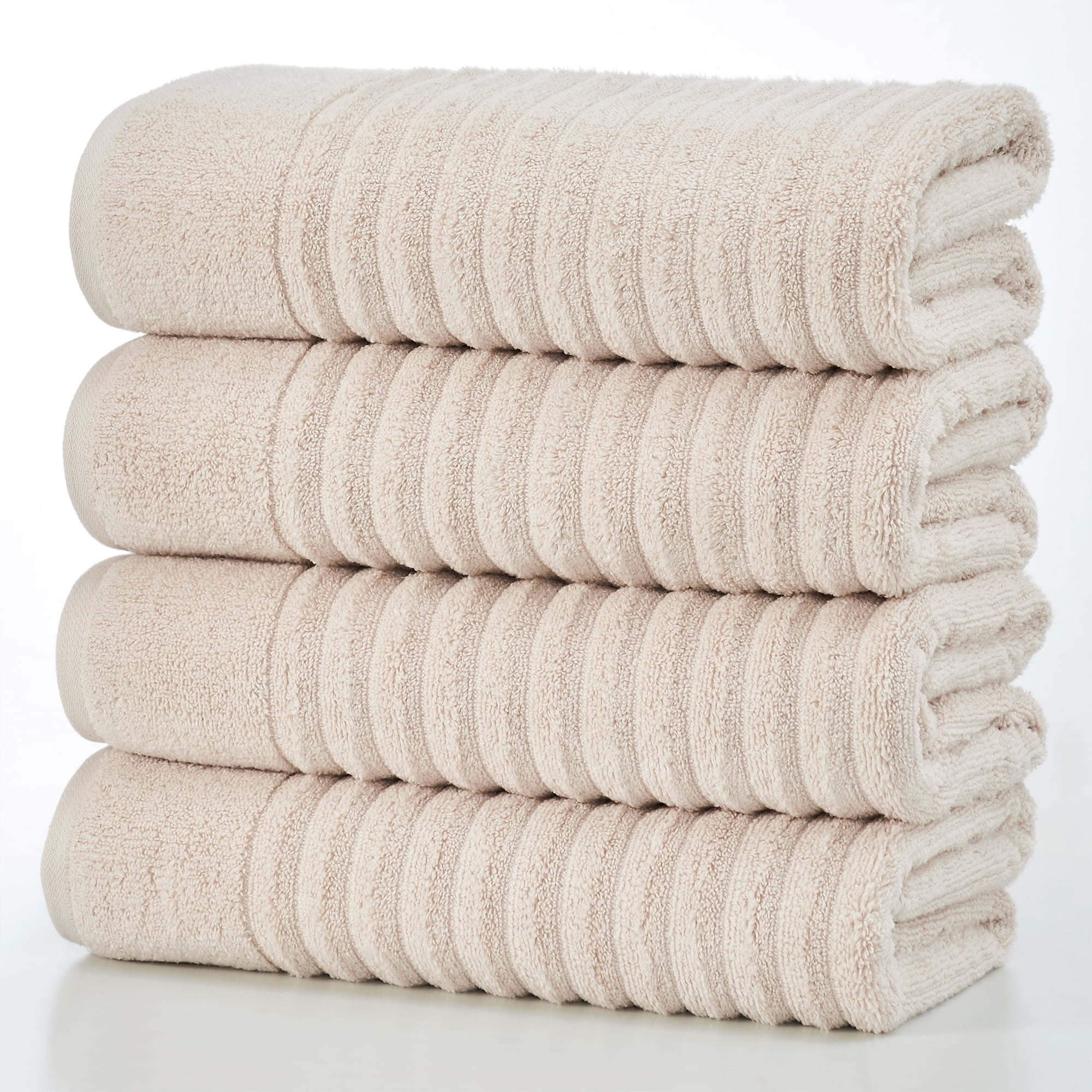 Great Bay Home Zero Twist 100 Cotton Textured Bath Towel Set (6 Piece