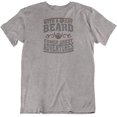 thumbnail image 1 of Great Beard, Great Adventures T-Shirt Gifts for BF, Husband, Brother, Dad & Men Light Grey, 1 of 8