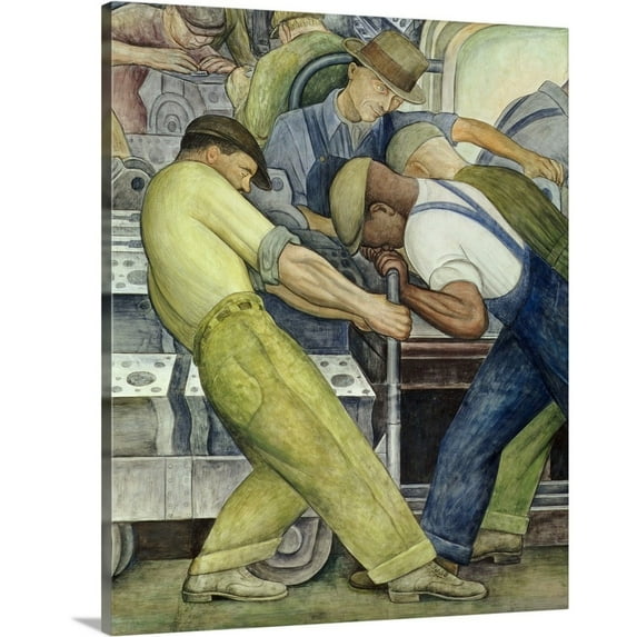 Great BIG Canvas People Contemporary Industrial