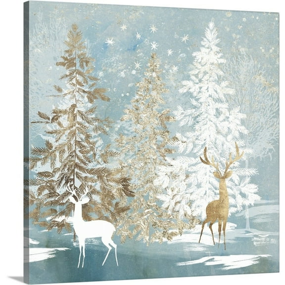 Great Big Canvas "Endless Magic"  by PI Studio Gray Blue Black   Wrapped Canvas Print Wall Artwork