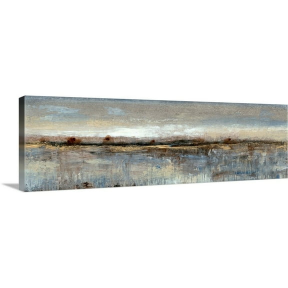 Great Big Canvas "Grey Mist II"  by Tim O'Toole Light Gray  Contemporary  Wrapped Canvas Print Wall Artwork