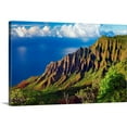 Great Big Canvas "Hawaii, Kauai, Na Pali Coast, Kalalau Valley, View From Kokee State Park" by M