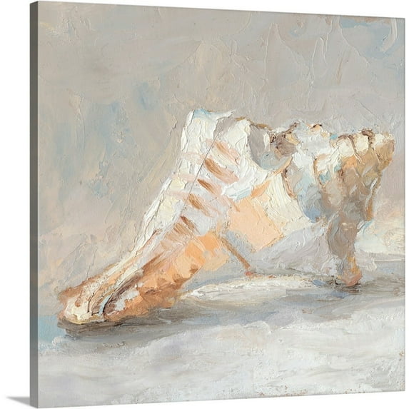 Great Big Canvas "Impressionist Shell Study I" by Ethan Harper Black contemporary Wrapped Canvas Print Wall Artwork
