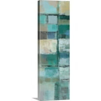 Great Big Canvas "Island Hues Panel II"  by Silvia Vassileva Dark Gray    Wrapped Canvas Print Wall Artwork