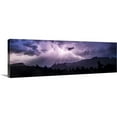 thumbnail image 1 of Great Big Canvas "Lightning storm over Sedona, Arizona"  by Scott Stulberg Black Muted Blue   Wrapped Canvas Print Wall Artwork, 1 of 7