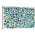 thumbnail image 1 of Great BIG Canvas Abstract Watercolor Painting Contemporary Modern Mid-Century, 1 of 7