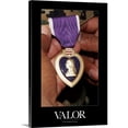 thumbnail image 1 of Great Big Canvas "Military Poster: Holding purple heart"  by Kate Lillyson Black Dark Blue   Wrapped Canvas Print Wall Artwork, 1 of 7