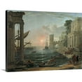 thumbnail image 1 of Great Big Canvas "Seaport with the Embarkation of the Queen of Sheba, 1648"  by Claude (1600-1682) Lorrain Light Gray    Wrapped Canvas Print Wall Artwork, 1 of 7