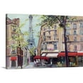 thumbnail image 1 of Great Big Canvas "Springtime in Paris"  by Marilyn Hageman Black Burgundy Traditional  Wrapped Canvas Print Wall Artwork, 1 of 7
