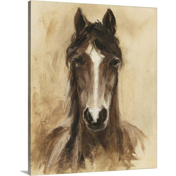 Great Big Canvas "Western Ranch Animals I" by Ethan Harper Dark Forest Green Wrapped Canvas Print Wall Artwork