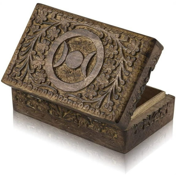 Great Birthday Gift Ideas Handmade Decorative Wooden Jewelry Box Jewelry Organizer Keepsake Box Treasure Chest Trinket Holder Watch Box Storage Box Anniversary Housewarming Gifts Women