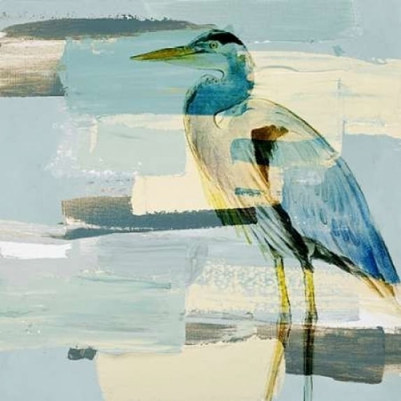 Great Blue Heron Poster Print by Lanie Loreth (12 x 12)