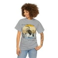 thumbnail image 1 of Great Blue Heron T-shirt Heron Lover Shirt Nature Gift Bird Watcher Tee Grey Large, 1 of 7