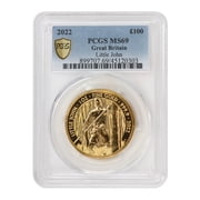 Great Britain 2022  100 1oz Gold Little John Coin PCGS MS69
