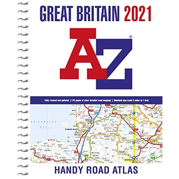 Pre-Owned Great Britain A-Z Handy Road Atlas 2021 (A5 Spiral) Paperback