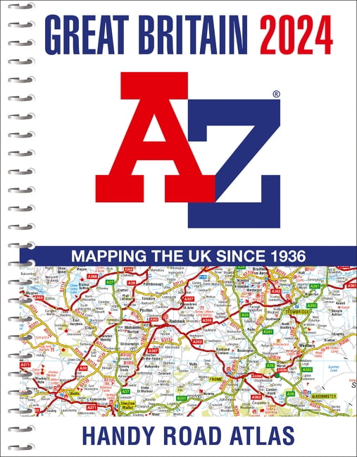 Great Britain A-Z Handy Road Atlas 2024 (A5 Spiral) (Other)