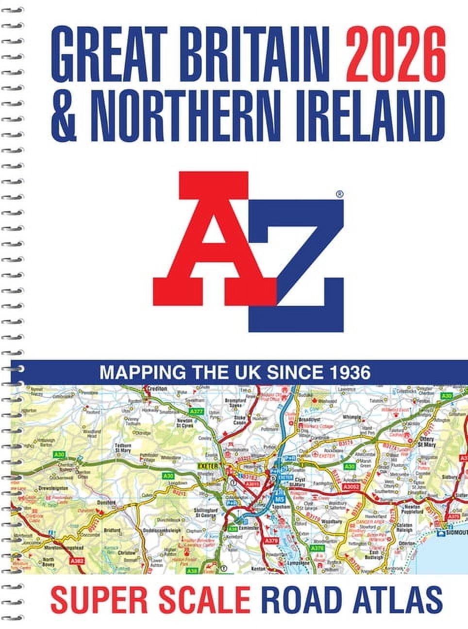 Great Britain A Z Super Scale Road Atlas 2026 A3 Spiral Spiral Great Britain A Z Super Scale Road Atlas 2026 A3 Spiral Spiral Bound 831f67c3 69ce 4585 95b5 