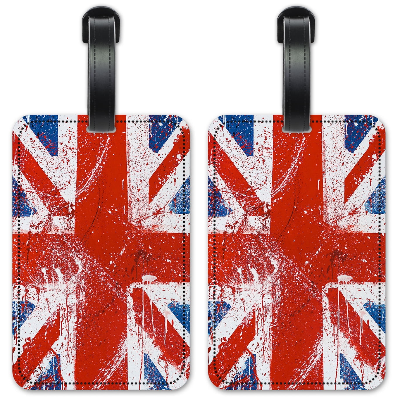 Great Britain Flag - Union Jack - Luggage ID Tags / Suitcase ...