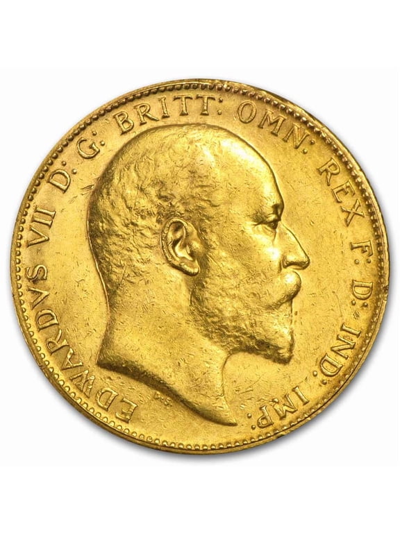 Great Britain Gold Edward VII Sovereign Coins (Random) Avg Circ
