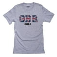 thumbnail image 1 of Great Britain Golf - Olympic Games - Rio - Flag Men's Grey T-Shirt, 1 of 2