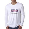 thumbnail image 1 of Great Britain Handball - Olympic Games - Rio - Flag Men's Long Sleeve Grey T-Shirt, 1 of 2