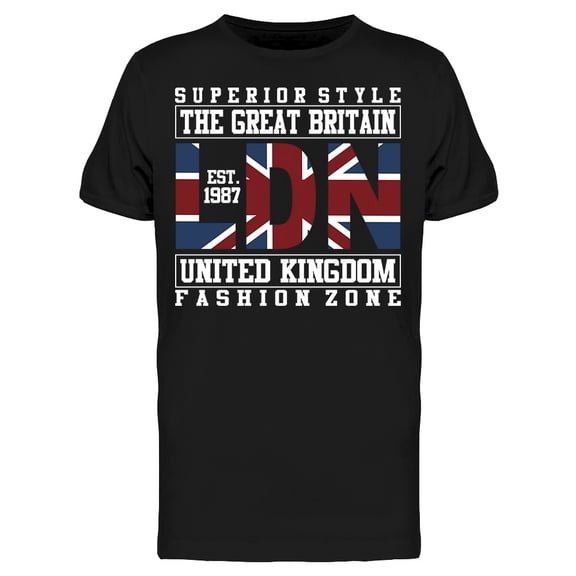 Great Britain London T-Shirt Men -Image by Shutterstock, Male Medium