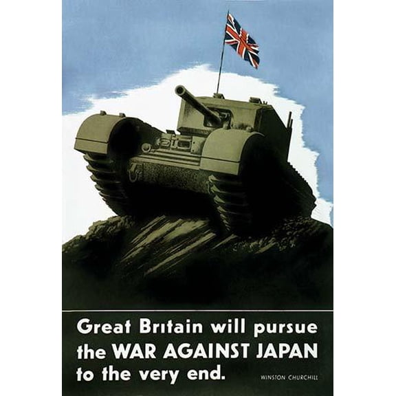 Great Britain Pursues the War with Japan Fine art canvas print (20" x 30")