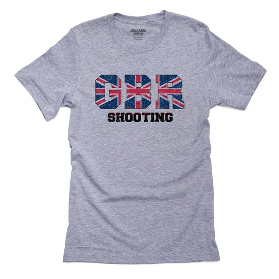 Great Britain Shooting - Olympic Games - Rio - Flag Men's Grey T-Shirt
