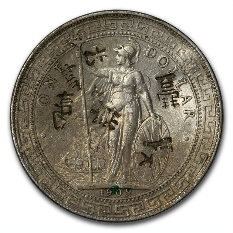 Great Britain Silver Trade Dollar XF (Chopmarks) - Walmart.com