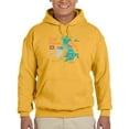 thumbnail image 1 of Great Britain Tourist Map Hoodie Men -Image by Shutterstock, Male 4X-Large, 1 of 4