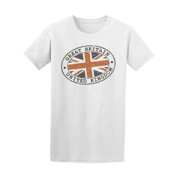 Great Britain U.k Flag T-Shirt Men -Image by Shutterstock, Male 4X-Large