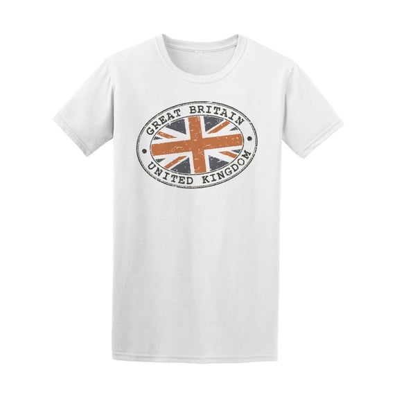 Great Britain U.k Flag T-Shirt Men -Image by Shutterstock, Male x-Large