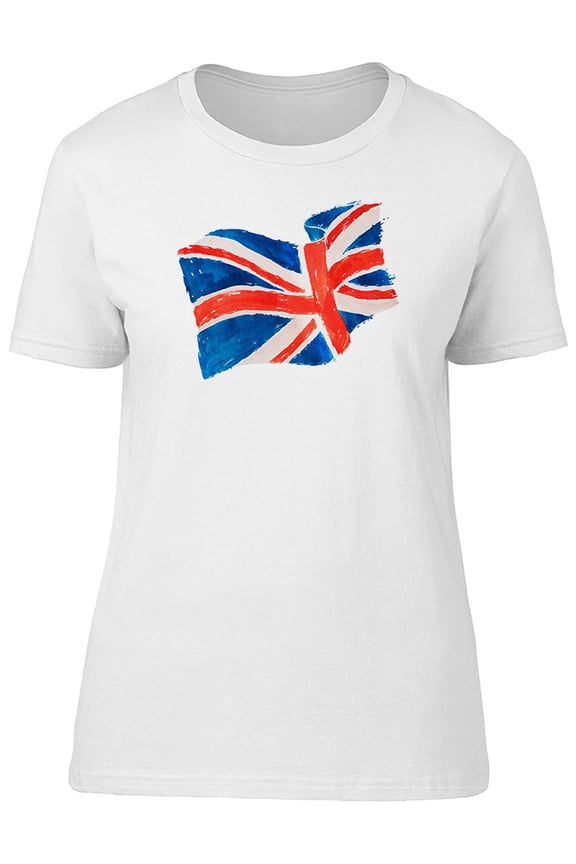 Great Britain Watercolor Flag T-Shirt Men -Image by Shutterstock, Male Medium
