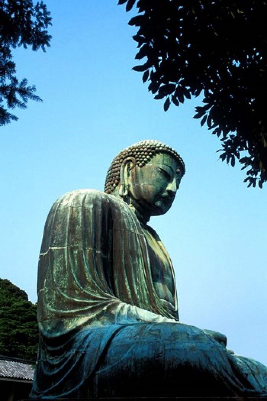 Great Buddha Kamakura Japan Canvas Art - Bill Bachmann DanitaDelimont (18 x 27)