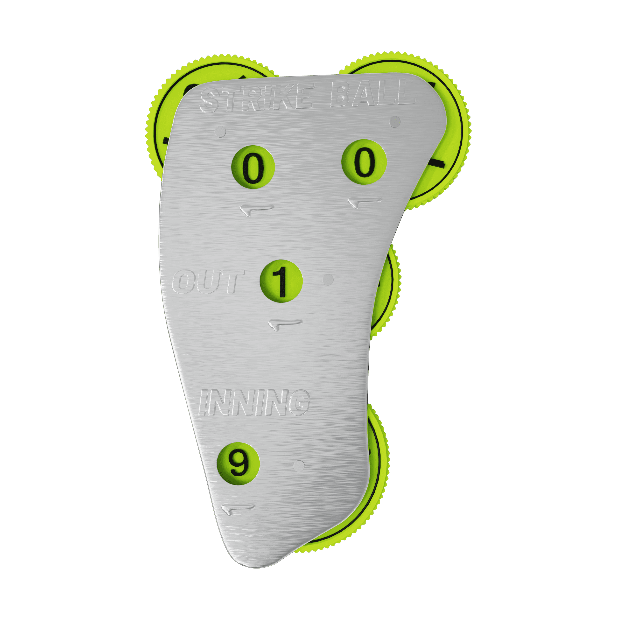 Great Call Athletics Baseball Umpire Count Indicator Pro 4 Wheel Call