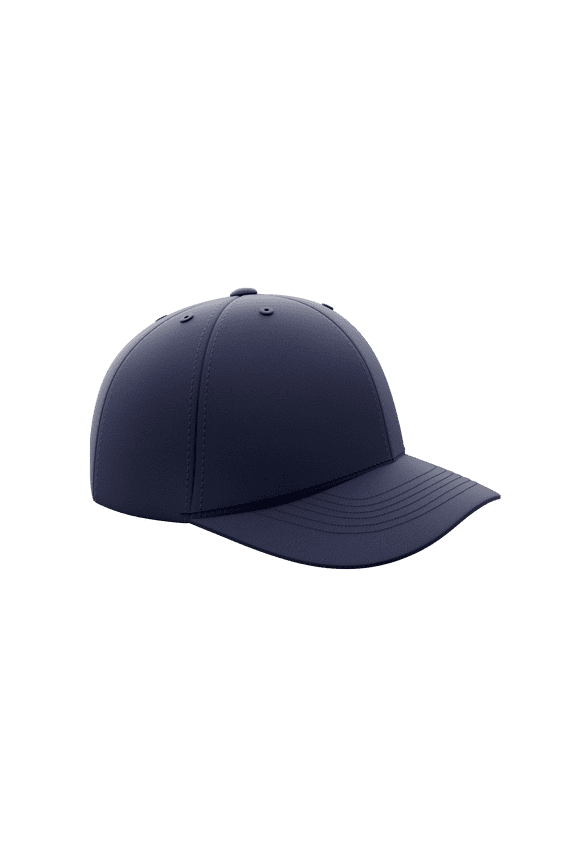 | Navy 6-stitch Combo Large/XL Pro Flex Fit Umpire Hat Baseball Softball NFHS Ump Cap Poly Spandex