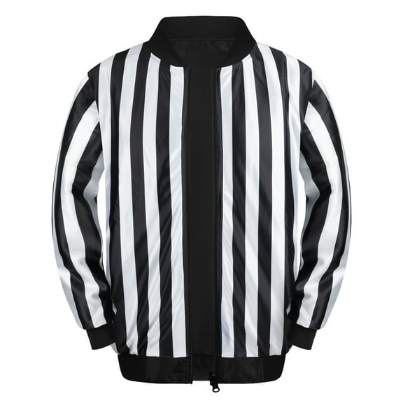Great Call Athletics | Reversible 1" Football Lacrosse Referee Jacket | Pro Zipper Nylon Shell Water & Wind Resistant Official