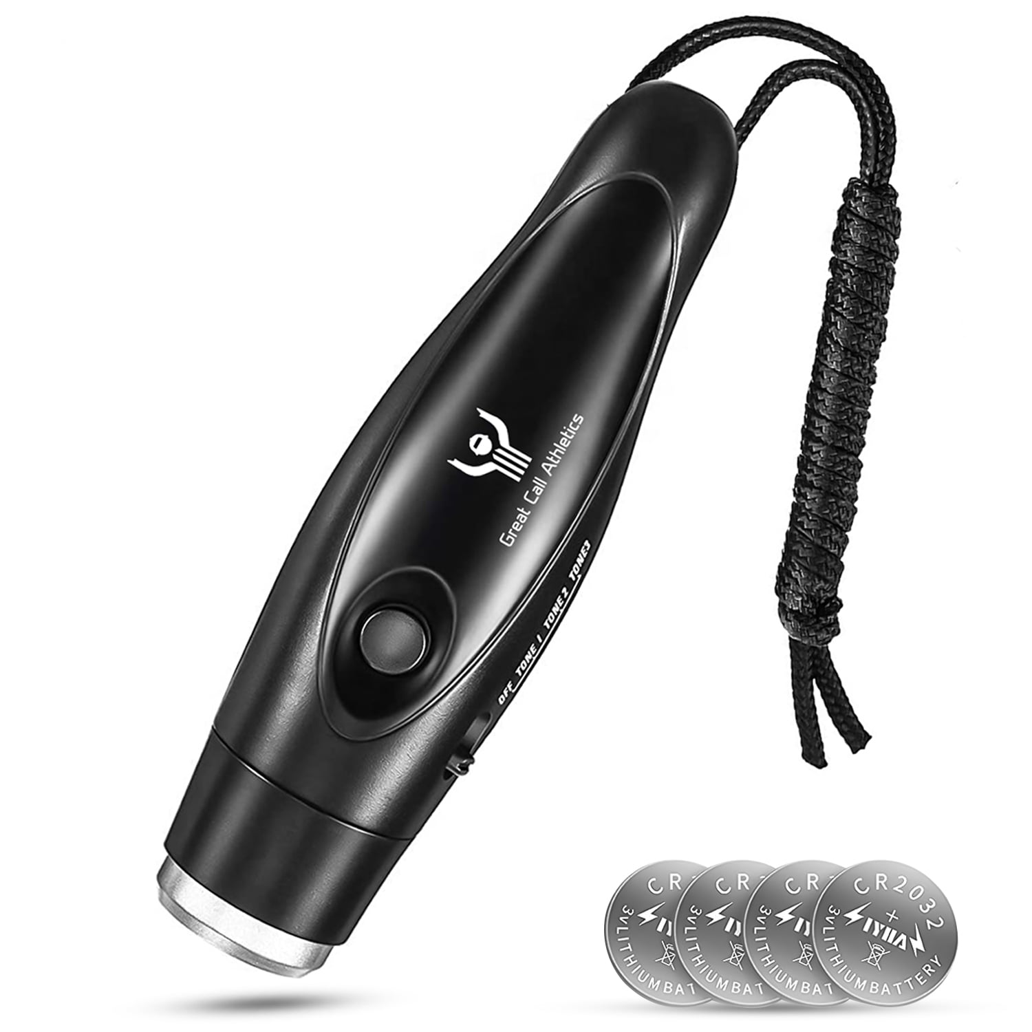 Great Call Black Electronic Whistle Coach Safety Alert Safety