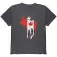 thumbnail image 1 of Great Canadian Moose Halftone Youth T Shirt Dark Heather YMD, 1 of 1