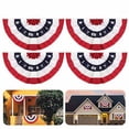 thumbnail image 1 of Great Choice 1.5' x 3' USA Pleated Fan Outdoor Flag, Double-Sided 4 Count, 1 of 6