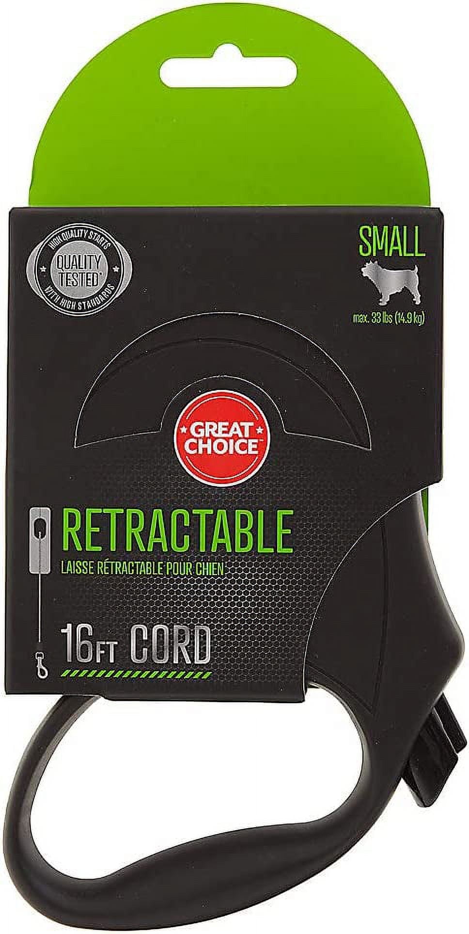 Great Choice Retractable Tape Dog Leash, Black, 1 Piece