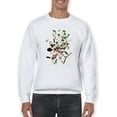 thumbnail image 1 of Great Cinereous Shrikes Sweatshirt Men -John James Audubon Designs, Male 5X-Large, 1 of 4