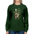 thumbnail image 1 of Great Cinereous Shrikes Sweatshirt Women -John James Audubon Designs, Female Medium, 1 of 4