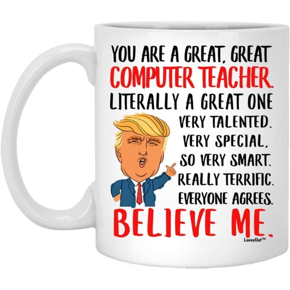 Great Computer Teacher Gifts For Birthday Ideas Funny Mugs For Coworkers Coffee Cup White 11oz Christmas 2022 Gifts